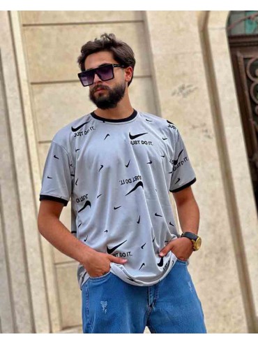 تی شرت یقه گرد با تنخوری عالی کد1205